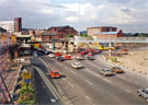 Construction of pedestrian walkways, Park Square roundabout and Sheaf Street