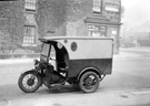 Raleigh van outside Nos. 2 - 6 Sandygate Road