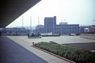 View: v03923 View from rear of Pauldens Ltd., department store, looking towards the Telephone Exchange (Eldon House) on Charter Row