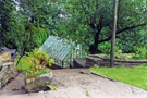 Greenhouse in the gardens at The Towers, Sandygate Road