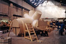 Sheffield Forgemasters pattern shop, River Don Works, 1987-1989