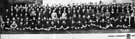 School Photograph, Carfield Intermediate School April 1937, William Henry Wade (right of 3rd chimney from right) Left hand side of original photograph, see v04274 for right hand side