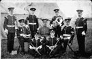 Members of Hallamshire Battalion Military Band at camp Members of Hallamshire Battalion Military Band at camp
