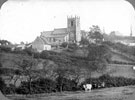 St. Mary's Church, Church Lane, Beighton, taken from the fields. Former home of Lucretia Smith, Queen of the gypsies, left St. Mary's Church, Church Lane, Beighton, taken from the fields. Former home of Lucretia Smith, Queen of the gypsies, left