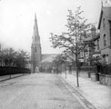 Grange Road, Sharrow, looking towards Church of England Mortuary Chapel, General Cemetery