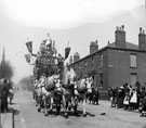 Sanger's Circus Procession, Upper Hanover Street at junction of Monmouth Street