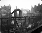 G. H. Hovey's, Drapers, Angel Street, after the fire