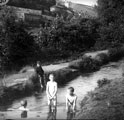 Boys playing in river at Rivelin Valley Boys playing in river at Rivelin Valley