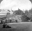 Botanical Gardens showing the The Pavilions on left