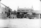 Cross Scythes Hotel, Baslow Road, Totley. At the time of this photograph, the pub sign is 'The Old Cross Scythes Hotel'