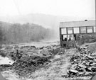 Sheffield Flood, damage at Olive Paper Mills owned by Joseph Woodward (in 1864), River Loxley