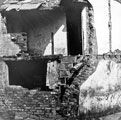 Sheffield flood showing ruins of a house at Neepsend