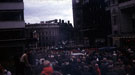 Guards Band Parade passes through Fargate and Town Hall Square, from Barker's Pool
