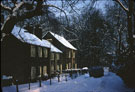 Ivy Cottages, Bowser Bottom, next to Wire Mill Dam, from Whiteley Wood Road. The end cottage/workshop in the foreground belonged to Thomas Boulsover, the Inventor of Sheffield Plate