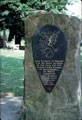 Memorial plaque at Dore