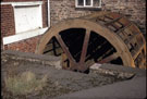 The old undershot wheel at Malin Bridge Corn Mill, Loxley Road, Hillsborough