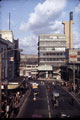 Elevated view of Haymarket. Castle Market on right