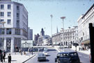 View: w00791 General view of High Street showing (left) the Marples Hotel, No. 4 Fitzalan Square with Kemsley House in background