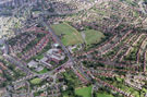 Aerial view of Wadsley area. Wisewood Primary School, Ben Lane and Wisewood Secondary School, centre, left. Rural Lane, Luke Lane and Laird Road, left and foreground. Hallowmoor Road and Studfield Hill on right