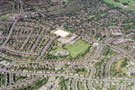 Aerial view of Shiregreen area. Watermead Nursery First School, Barrie Crescent and Moonshine Reservoir, centre. Longley Avenue and Herries Road, foreground. Moonshine Lane in background