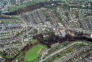 Aerial view of the Woodseats area. Chesterfield Road including Woodseats Primary School, centre. Fraser Road and Fraser Crescent, foreground, right. Woodseats Road, left