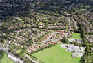 Aerial view of Hallam Primary School, Hallam Grange Crescent, Lodge Moor, right. Roads on left include Hillcote Close, Hillcote Drive and Tom Lane