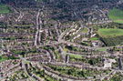 View: w00858 Aerial view of Crookes and Walkley area. Bole Hill School, Bole Hill Road, right.  Roads include Walkley Crescent Road and Providence Road in foreground. South Road, Heavygate Road and Walkley Road, centre