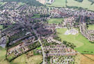 Aerial view of Woodhouse area. Brunswick Primary School, Station Road, right. Beighton Road and Greengate, foreground