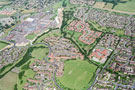 Aerial view of Waterthorpe Infant School, Thorpe Drive, Mosborough. Thorpe Green and Ochre Dyke Lane in foreground