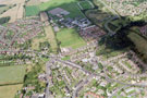 Aerial view of Mosborough area. Westfield Campus, top right. Prominent roads in foreground include High Street, Queen Street, Station Road. Roads in top left corner include Ash Street, Westfield Crescent and Elm Crescent