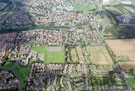 Aerial view of Mosborough area. Rotherham Road on right. Halfway Middle School, left. Prominent roads in foreground include Borrowdale Road, Streetfields and Halfway Drive