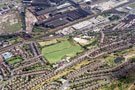 Aerial view Wincobank and Brightside area. Vickers Works, top centre. Jenkin Avenue and Beacon Way in foreground. Jenkin Drive and Limpsfield Road, left. Limpsfield Middle School, centre. Sandstone Road, Fort Hill Road and Beacon Road, bottom right