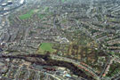 Aerial view of Walkley area. Holme Lane and Watersmeet Road in foreground. Morley Street including Rivelin Primary School, centre. Walkley Bank, right. Walkley Lane, left