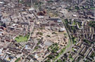 Aerial view over City Centre area. Prominent roads include Hanover Way/Hanover Street, right, Wellington Street and Division Street, left