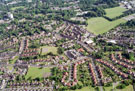 Aerial view of Crookes/Broomhill area. Prominent roads in foreground include Lydgate Lane (including Lydgate School), Forres Road, Headland Drive, Headland Road and Marsh Lane. Roads in background include Tapton Hill Road and Ryegate Road