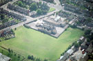 Manor Lodge Primary School and St. Aidan's Church, Manor Lane. Warley Road and City Road in background