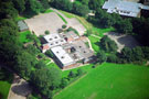 Aerial view of Lygate Middle School with Tapton Hall right