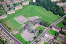 Aerial view of Hemsworth Primary School at the junction of Blackstock Road left and Constable Road right