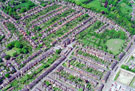 Aerial view of Hillsborough area. Marlcliffe School, Marlcliffe Road, centre. Prominent roads in foreground include Overton Road, Middlewood Road, Harris Road, Marion Road, Darwin Road and Withens Avenue. Vainor Road and Langsett Avenue in background