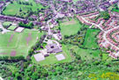 Aerial view of High Green School, Pack Horse Lane, High Green. Mortomley Lane and Wortley Road in background.