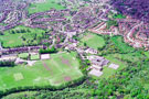 Aerial view of High Green School, Pack Horse Lane. Mortomley Lane leading to Wortley Road, centre.