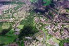 Aerial view of Pitsmoor and Shirecliffe area. Firshill Crescent, centre. Barnsley Road and Scott Road, right. Roe Wood area, centre