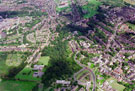Aerial view of Pitsmoor and Shirecliffe area. Firshill Crescent, centre. Barnsley Road and Scott Road, right. Roe Wood area, centre