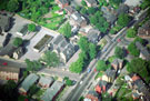 Aerial view of Firs Hill School, Orphanage Road. Barnsley Road, right. Firshill Avenue, top, centre
