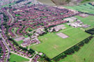 Aerial view of Frecheville area. Birley Secondary School, Birley Primary School and Thornbridge County Secondary School, Thornbridge Avenue in foreground. Thornbridge Road in background. Hayfield Crescent, foreground, left Aerial view of Frecheville area. Birley Secondary School, Birley Primary School and Thornbridge County Secondary School, Thornbridge Avenue in foreground. Thornbridge Road in background. Hayfield Crescent, foreground, left