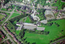 Aerial view of Ecclesfield Town School. Monteney Crescent and Greaves Road in foreground. High Street in background