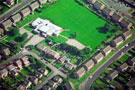 Aerial view of St. Ann's RC Junior and Infant School, McIntyre Road, Stocksbridge. Pot House Lane, right. Shay House Lane, top, left. Aerial view of St. Ann's RC Junior and Infant School, McIntyre Road, Stocksbridge. Pot House Lane, right. Shay House Lane, top, left.