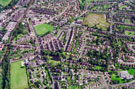Aerial view of Chapeltown area. Lound Junior School, Lound Side in foreground, left. Prominent roads in centre include Westbrook Road, Green Head Lane and Moorwoods Avenue