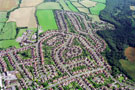 Aerial view of Gleadless area. Charnock Hall Primary School, Carterhall Road, top, left. Prominent roads in foreground include Charnock Hall Road, Charnock View Road and Charnock Dale Road
