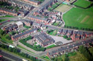 Aerial view of Tinsley Infants School, Newburn Drive. Siemens Close at rear of school. Bawtry Road and Norborough Road in background. M1 in foreground